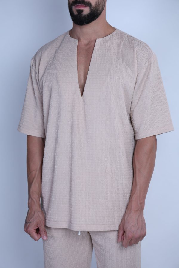 Shalow Premium Linen Set – Desert Beige - Image 2