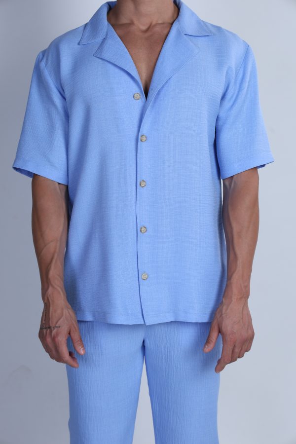 Shalow Premium Linen Set – Sky Blue - Image 2